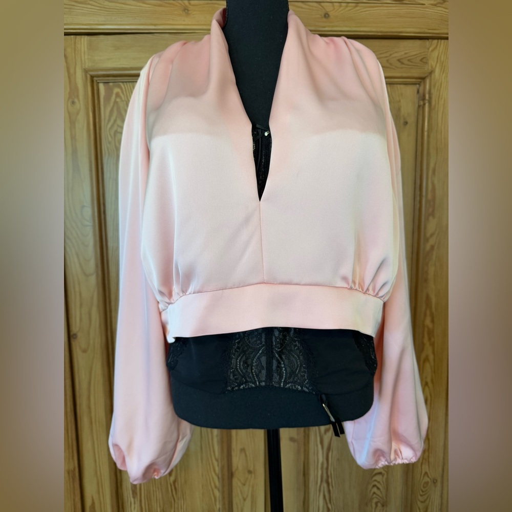Eloquii Satin Crop Top Size 20 - Picture 7 of 11